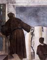 monk with a black boy